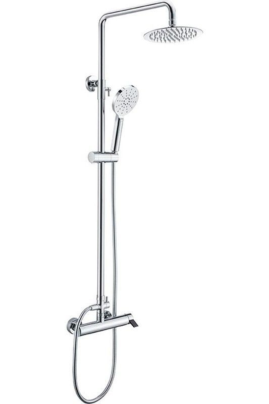 Grifo baño ducha Elba cromo/negro mate BDA022/NG Imex