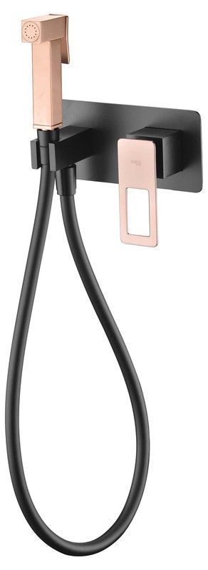 Grifo bide empotrado Suecia negro oro-rosa BDCO32-5/NOR Imex