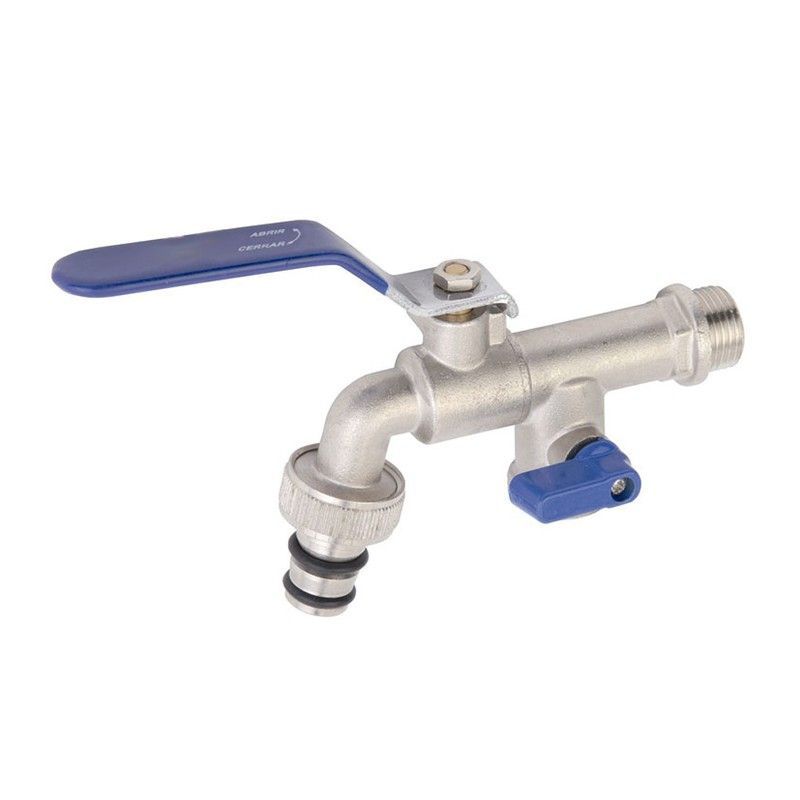 Grifo curvo esfera doble Grifo Curvo Es.Dob.Racor Man.1/2X3/4X3/4