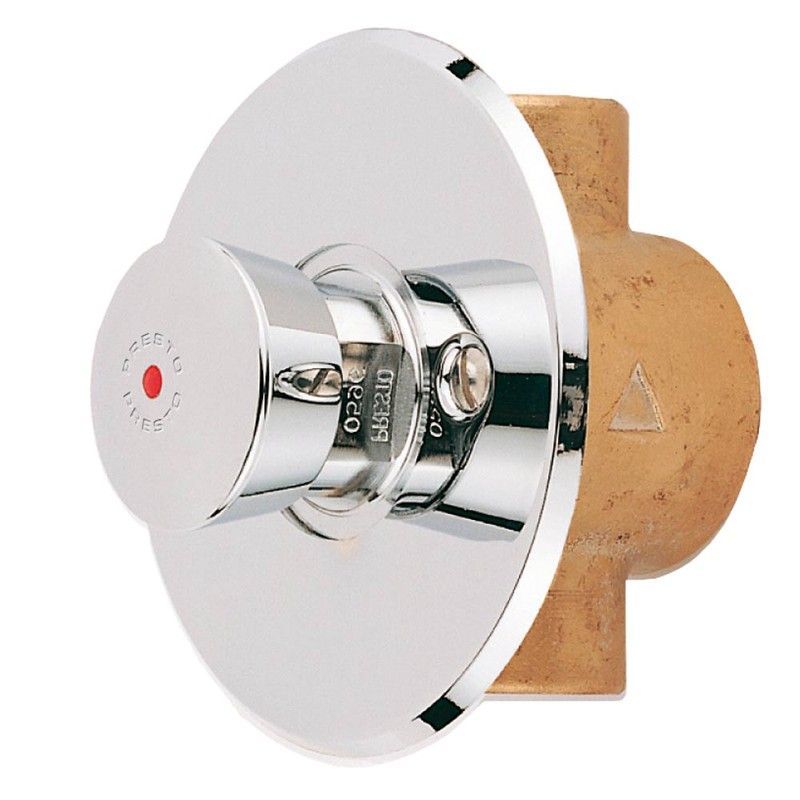 Grifo de ducha temporizado de agua fría empotrado