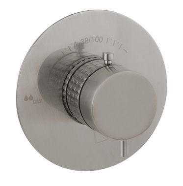 GRIFO EMPOTRADO DE DUCHA DE 1/2" DE UNA SALIDA TERMOSTATICO