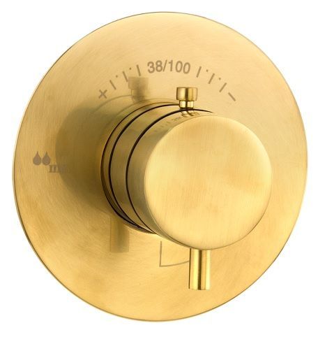 GRIFO EMPOTRADO DUCHA 1/2" UNA SALIDA TERMOSTATICO