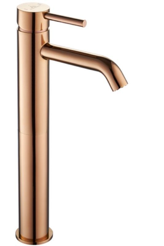 Grifo lavabo caño alto Like oro-rosa Aquassent