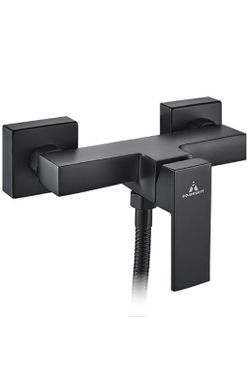 Grifo Luxor Negro para ducha Aquassent