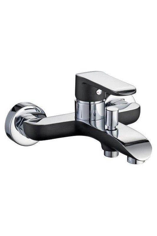 Grifo Misuri negro para bañera Aquassent