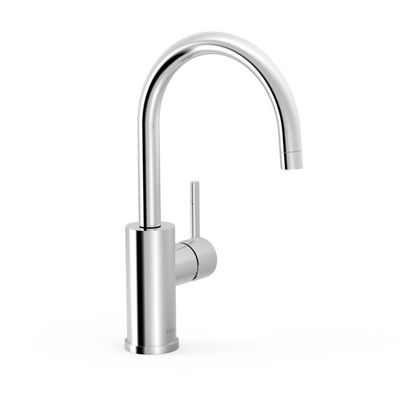 Grifo monomando alto con maneta lateral para lavabo Lex-Alp