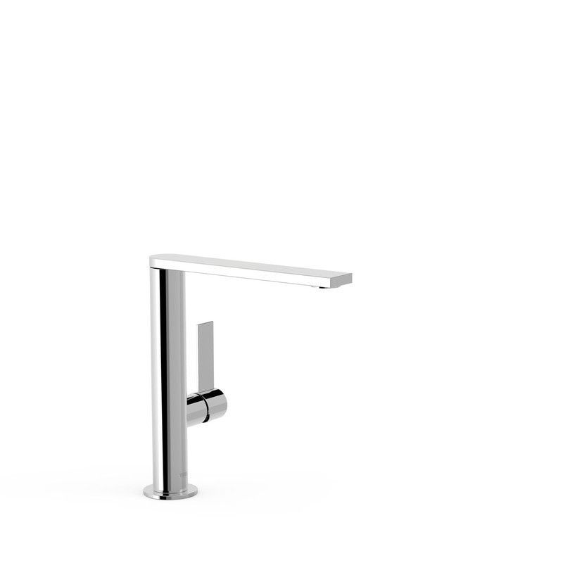 Grifo monomando alto con maneta lateral para lavabo Project-Tres
