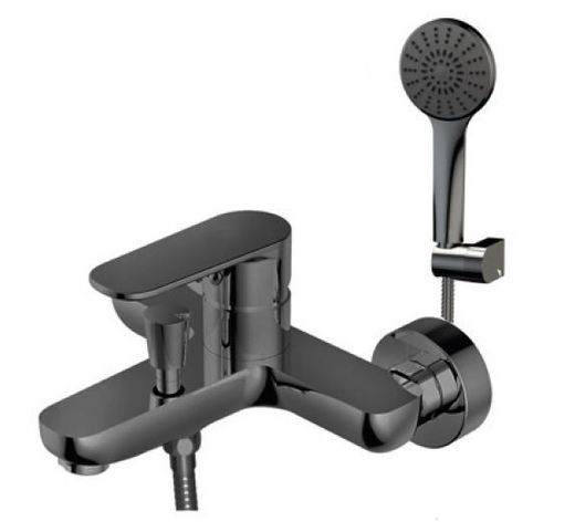 Grifo monomando baño-ducha Cabel Pro Black