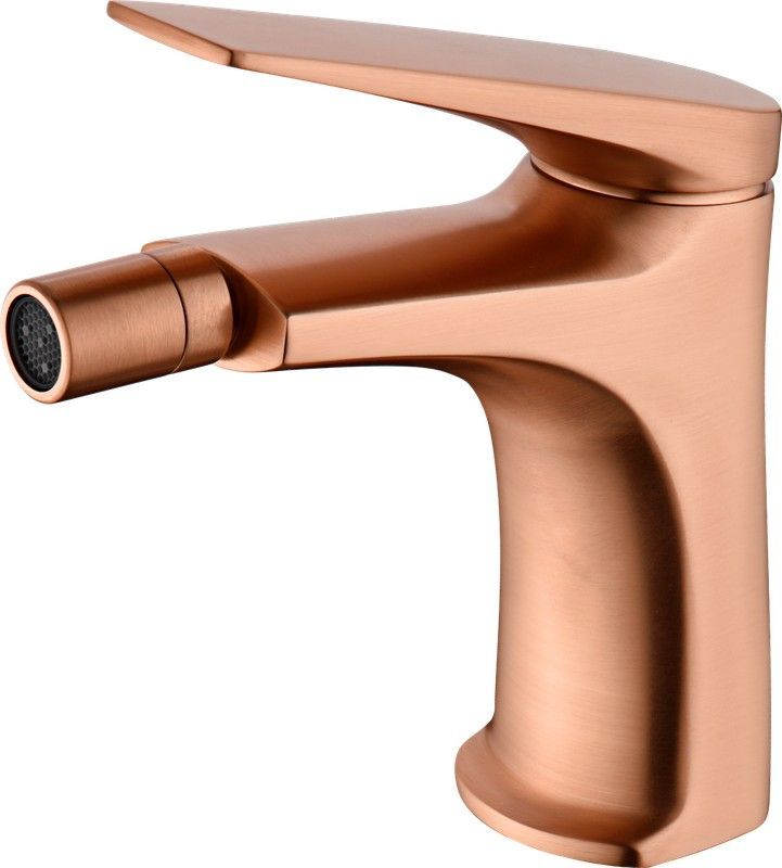 Grifo monomando bidé Delos Oro rosa cepillado BDD055-2ORC Imex