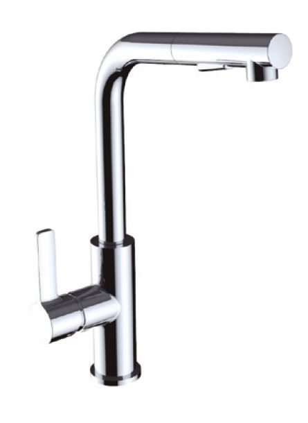 Grifo monomando fregadero Cabel Artic extraible 60775