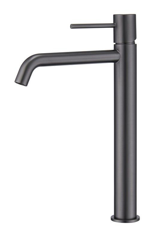 Grifo monomando lavabo alto Monza black gun metal BDM039-3BGM Imex