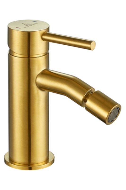 Grifo monomando Like para bidét Oro-Titaneo Aquassent