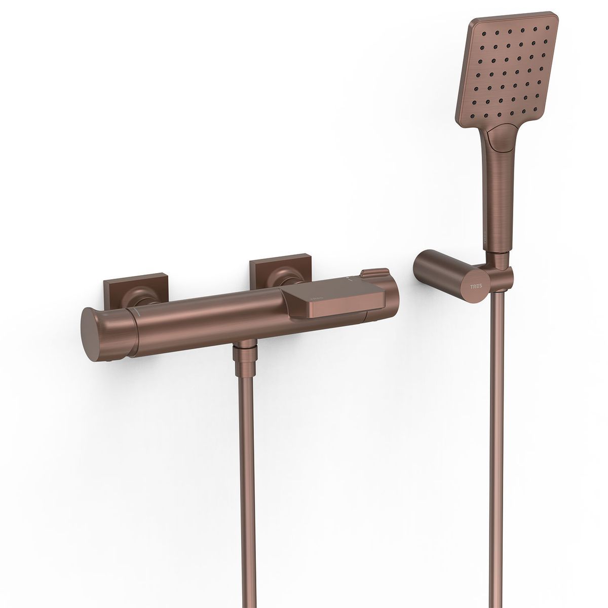 Grifo monomando mural para bañera y ducha