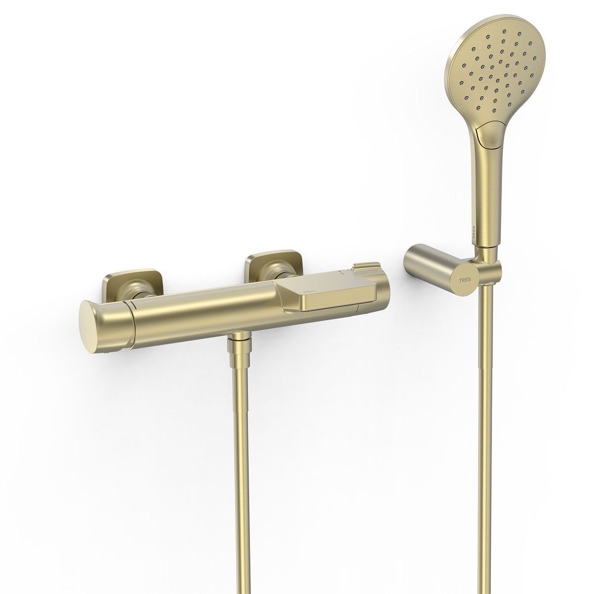 Grifo monomando mural para bañera y ducha