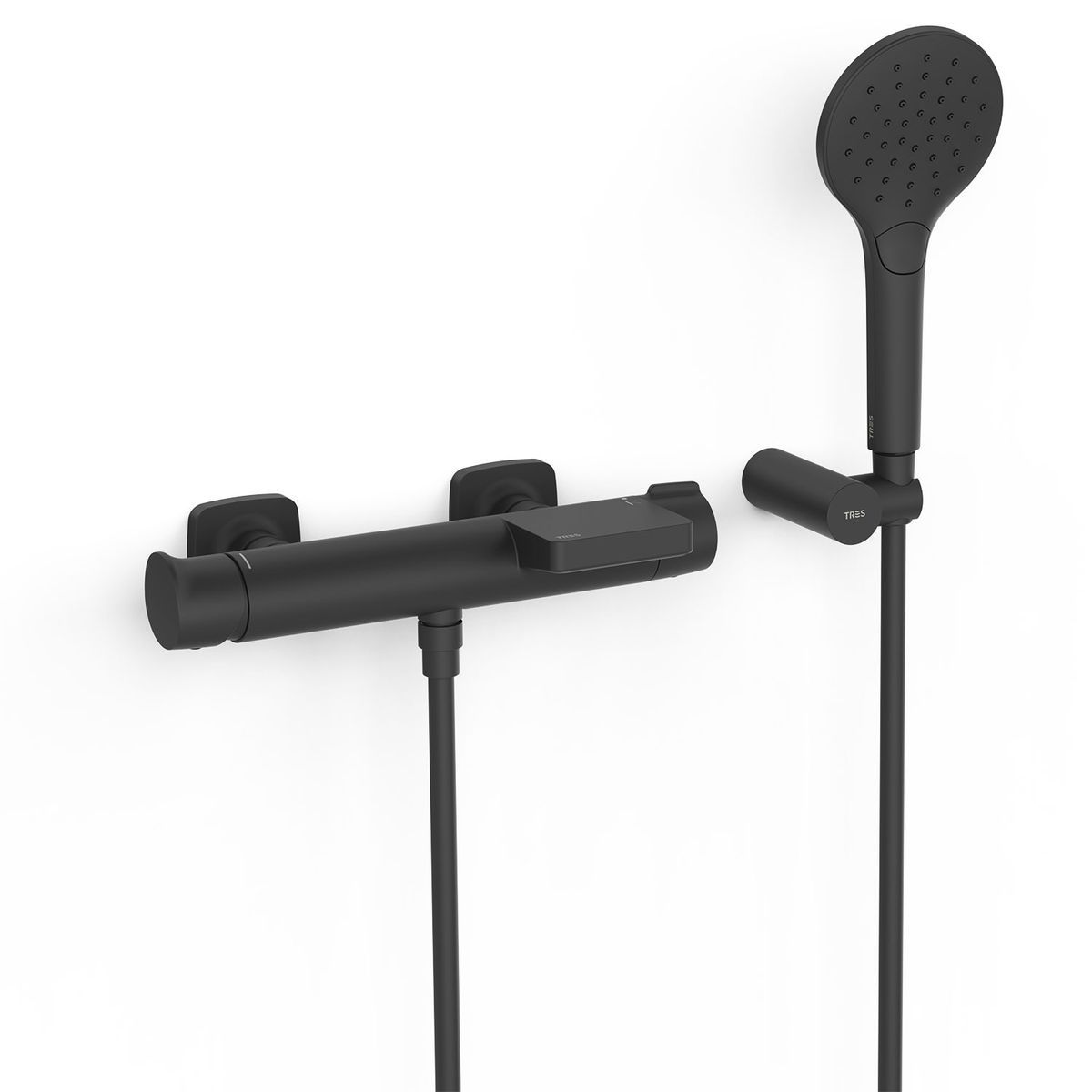 Grifo monomando mural para bañera y ducha