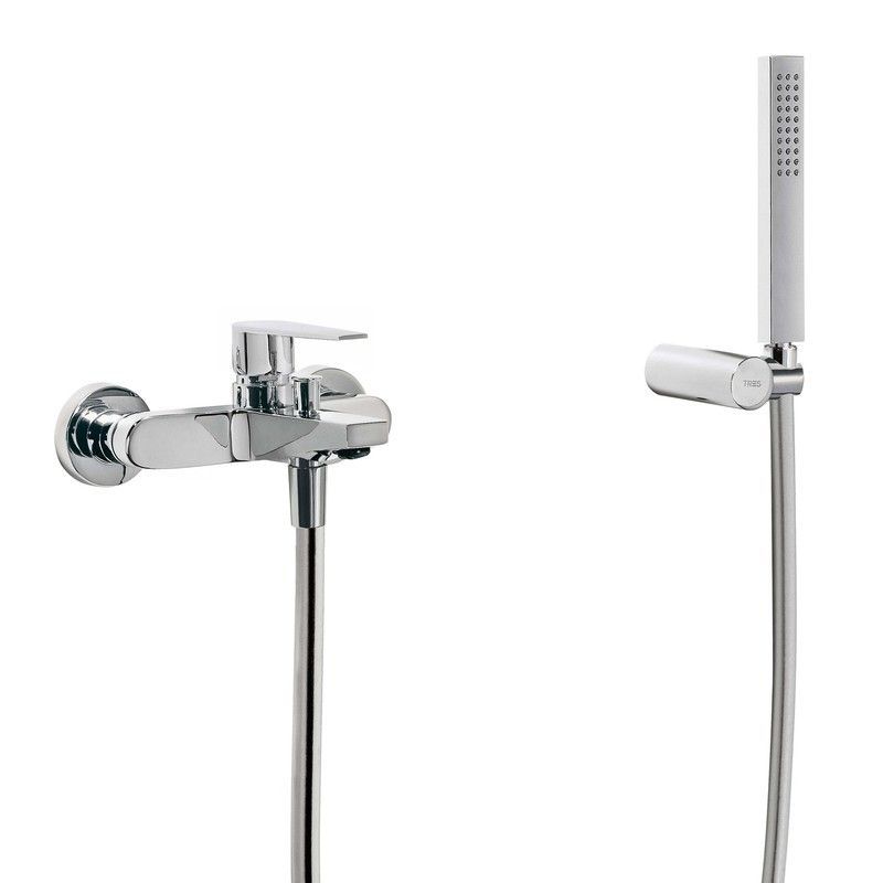 Grifo monomando mural para bañera y ducha Class-Tres