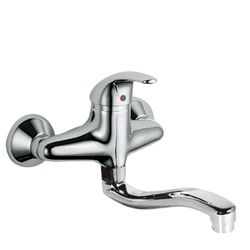 Grifo monomando mural para cocina