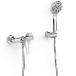 Grifo monomando mural para ducha Base-Tres Plus
