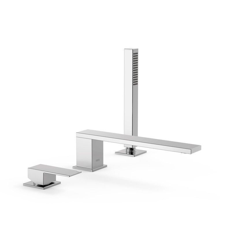 Grifo monomando para borde de bañera Cuadro