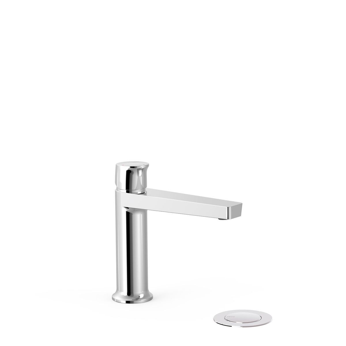 Grifo monomando para lavabo con desagüe automático