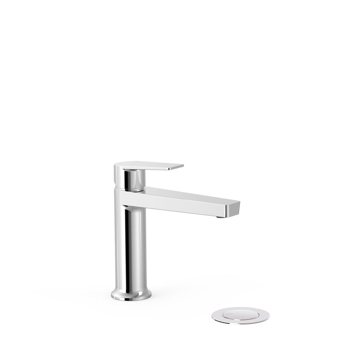 Grifo monomando para lavabo con desagüe automático