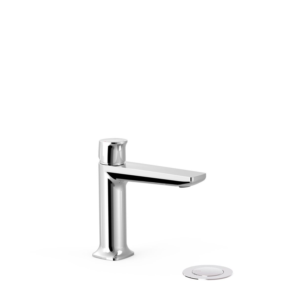 Grifo monomando para lavabo con desagüe automático