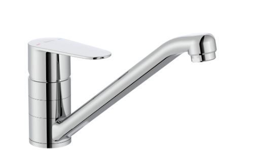 Grifo monomando repisa Roca Victoria Plus caño giratorio