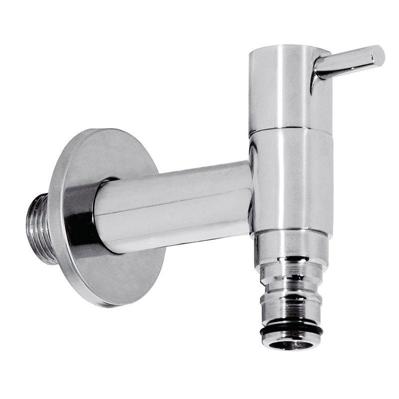 Grifo mural de 1 agua con conexión rápida a manguera Colectividades