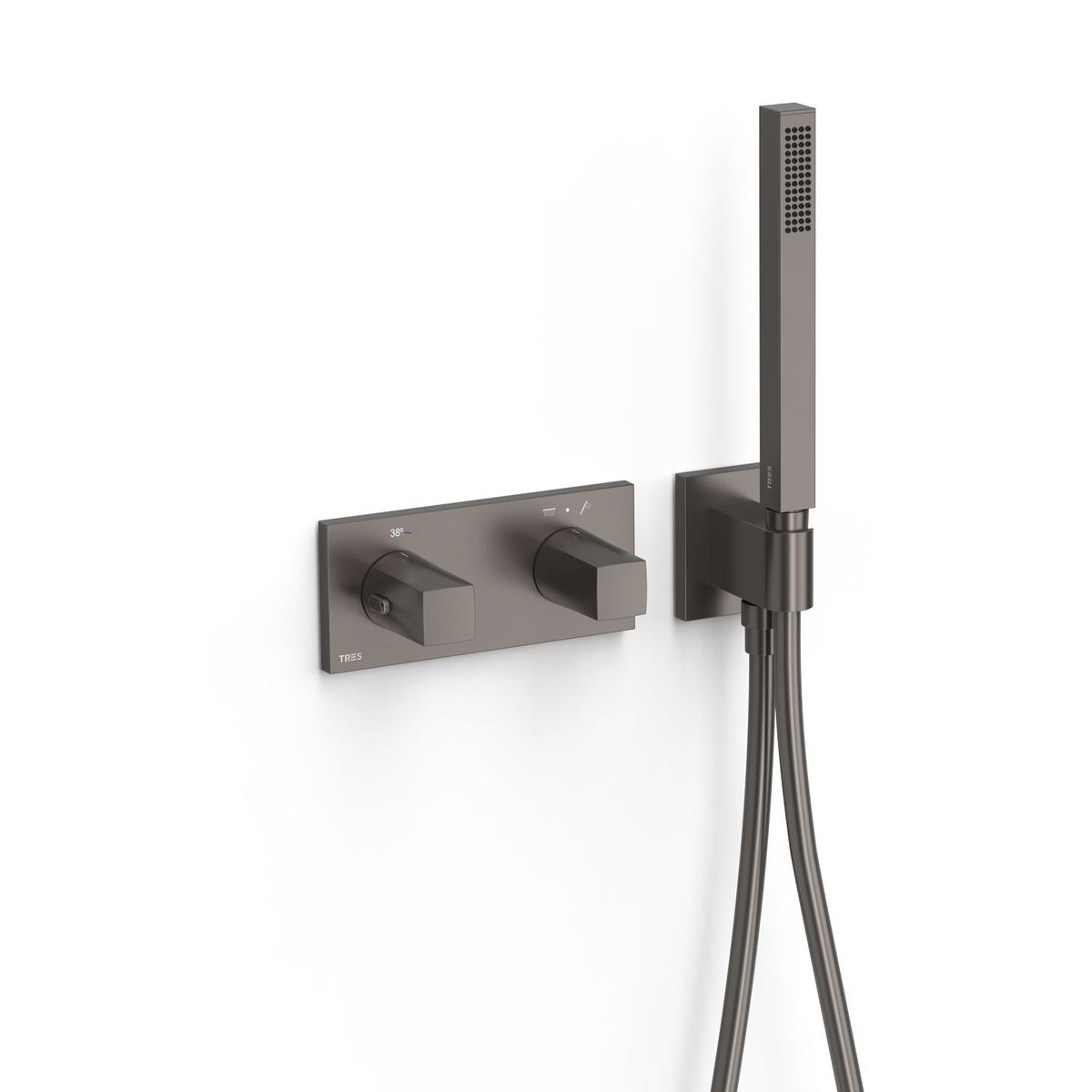 Grifo termostático empotrado de 2 vías B‑system