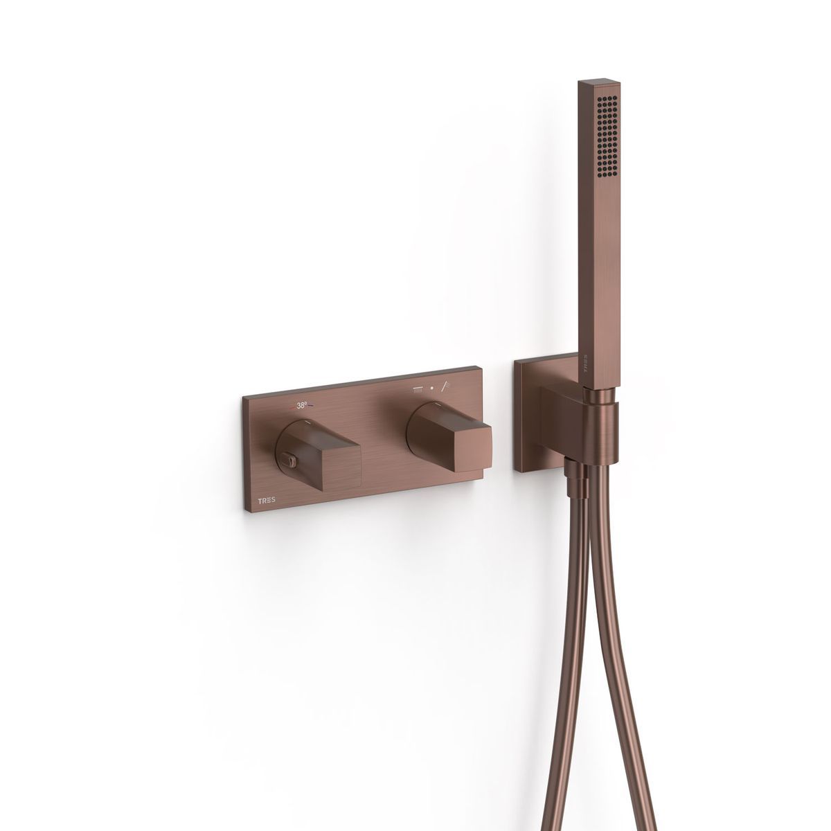 Grifo termostático empotrado de 2 vías B‑system