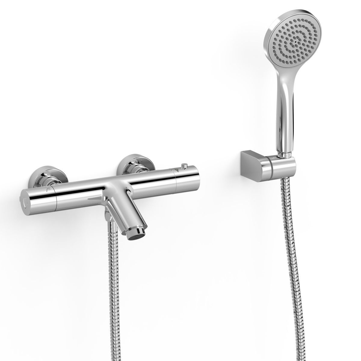 Grifo termostático mural para bañera y ducha