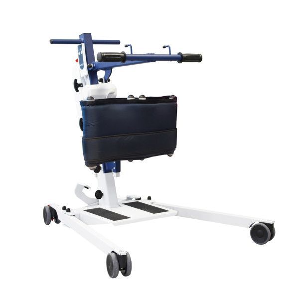 Grúa de bipedestación nueva (2026) BLUE WAYUP con apertura de patas AD 897