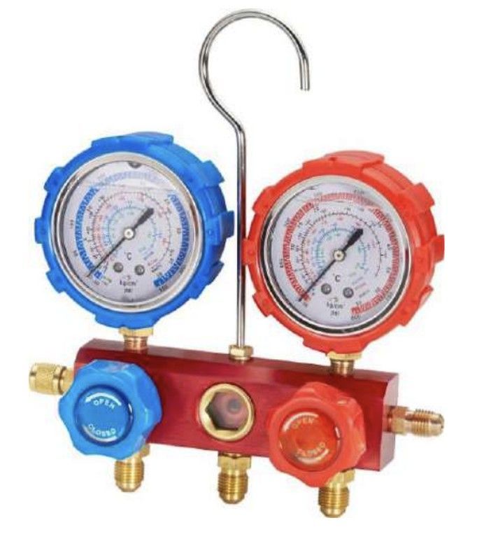 Grupo analizador 2 vías, manómetros glicerina Hecapo 4643635160