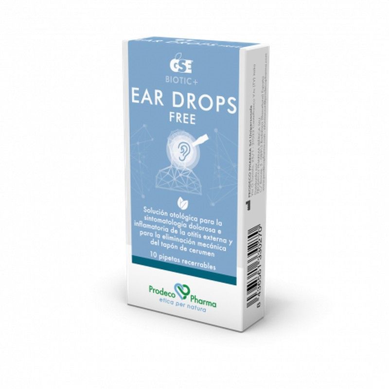 Gse Ear Drops Free Gotas Óticas 10 Pipetas x 0,3 ml