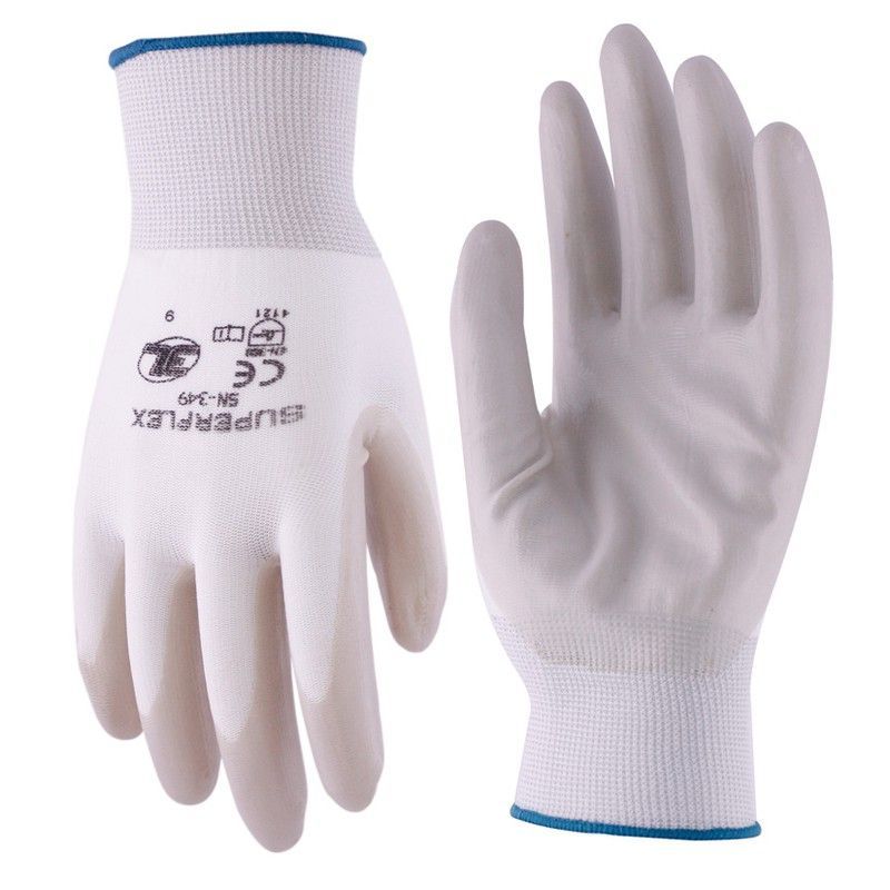 Guante 3L SN-349. Guante Nilon Con Nitrilo Talla 9