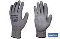 Guante Anticorte Impregnado Pu Gris
