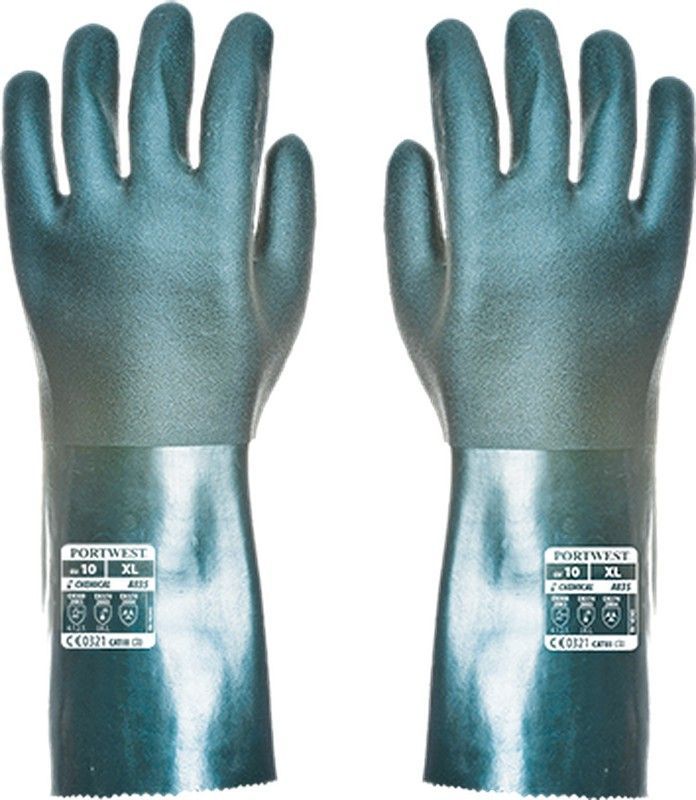 Guante de PVC de doble inmersión