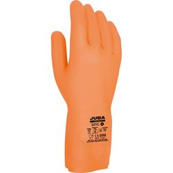 Guante De Trabajo Látex / Neopreno Naranja Talla 10 Juba