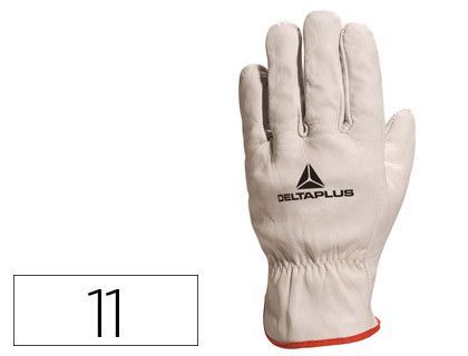 Guante Deltaplus Piel Vacuno Especial para Todo Tipo de Trabajos El Mas Vendido Del Mercado Talla 11