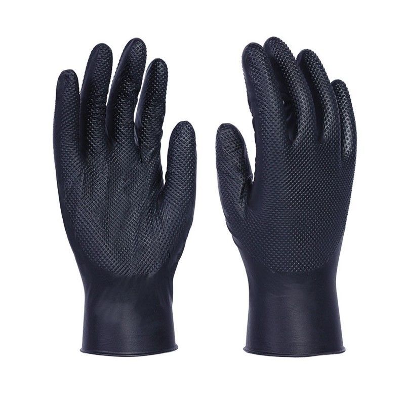 Guante Desec.Ambid Unigrip Neg T/10 50un