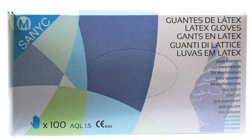 Guante Latex Newmark Polv T/6 Peq (100)C