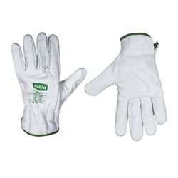 Guante RATIO Work-1. Guante Piel Flor Color Blanco Talla 8