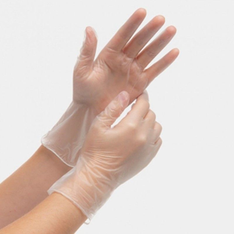Guante Vinilo S/Polvo Transp 100 Unidades T/L