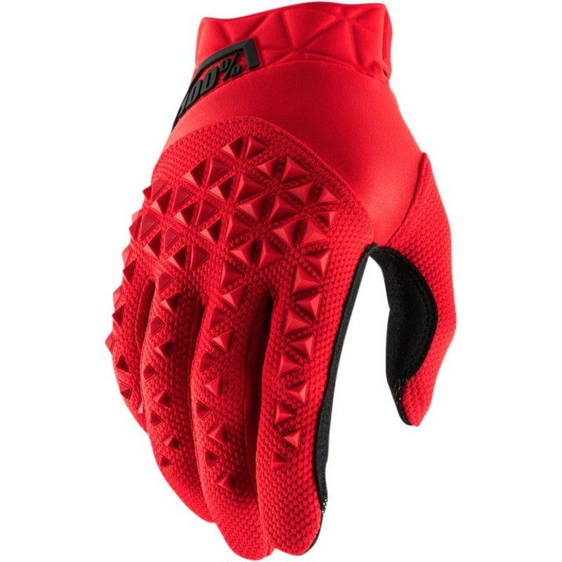 Guantes 100% Airmatic rojo
