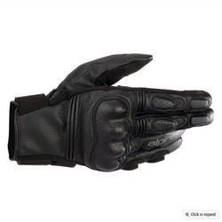 Guantes Alpnestars PHENOM piel negra