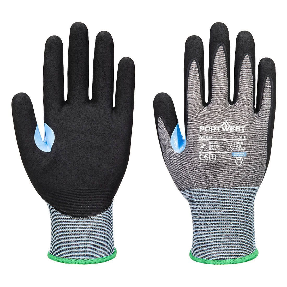 Guantes CS Cut D21 Nitrile Glove Gris/Negro