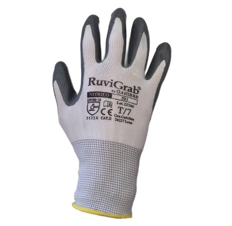 Guantes de nylon revestimiento nitrilo