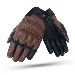 Guantes Degend Daytona Pro marrón.