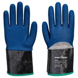 Guantes Grip C13 Nitrile Foam Extend Cuff Glove Gris/Azul