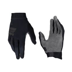 🚵‍♂️🖤 Guantes Leatt MTB 1.0 GripR Jr Stealth – Máxima Sujeción y Comodidad para Jóvenes Ciclistas
